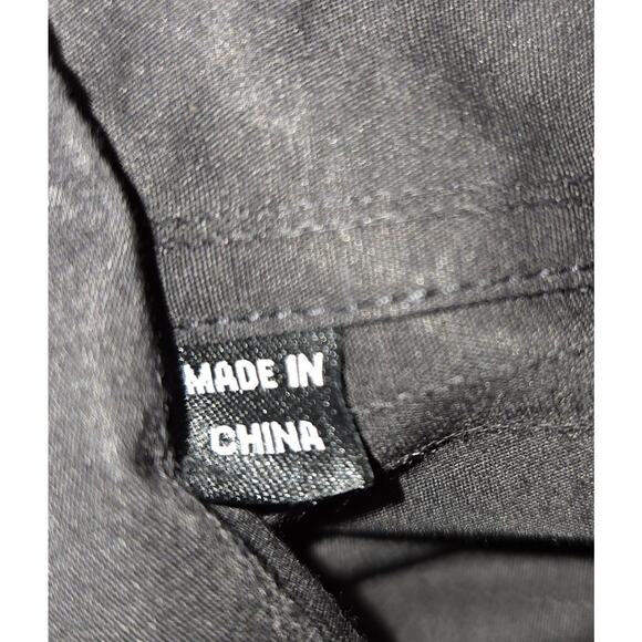 7 Diamonds Mens Black Shirt XL Embroidered Contrast Stitch Western Button Up - Picture 10 of 16